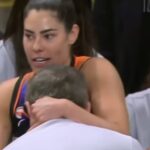 Watch Kelsey Plum Accidentally Hug Dream Coach Karl Smesko While Chasing For The Ball