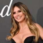 Heidi Klum Dances in a Tiny Zebra Thong Bikini
